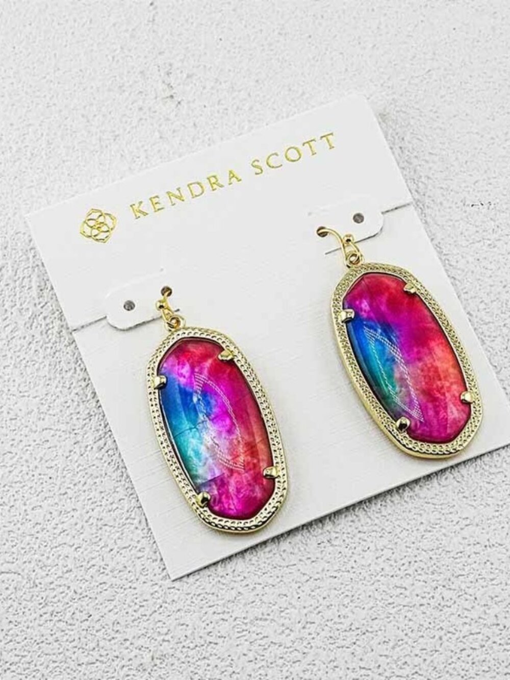 Kendra Scott Rainbow Crystal Earrings